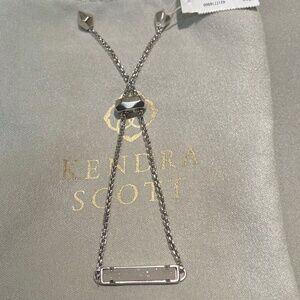 Bar Pendant Adjustable Silver Bracelet by Kendra Scott